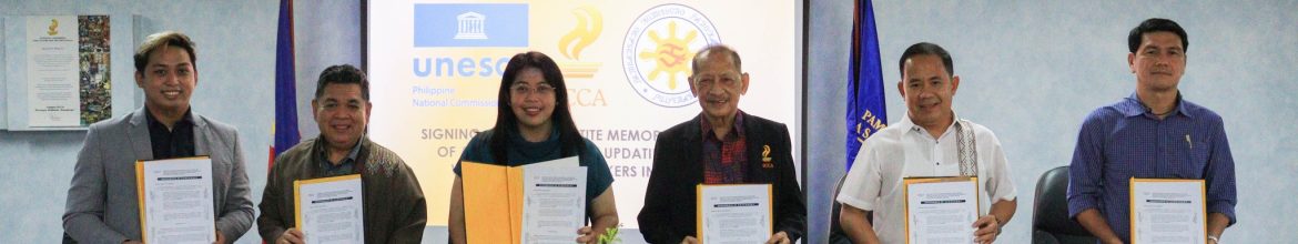 [Reposted from NCCA] MOA for updating World Heritage markers in the Philippines signed